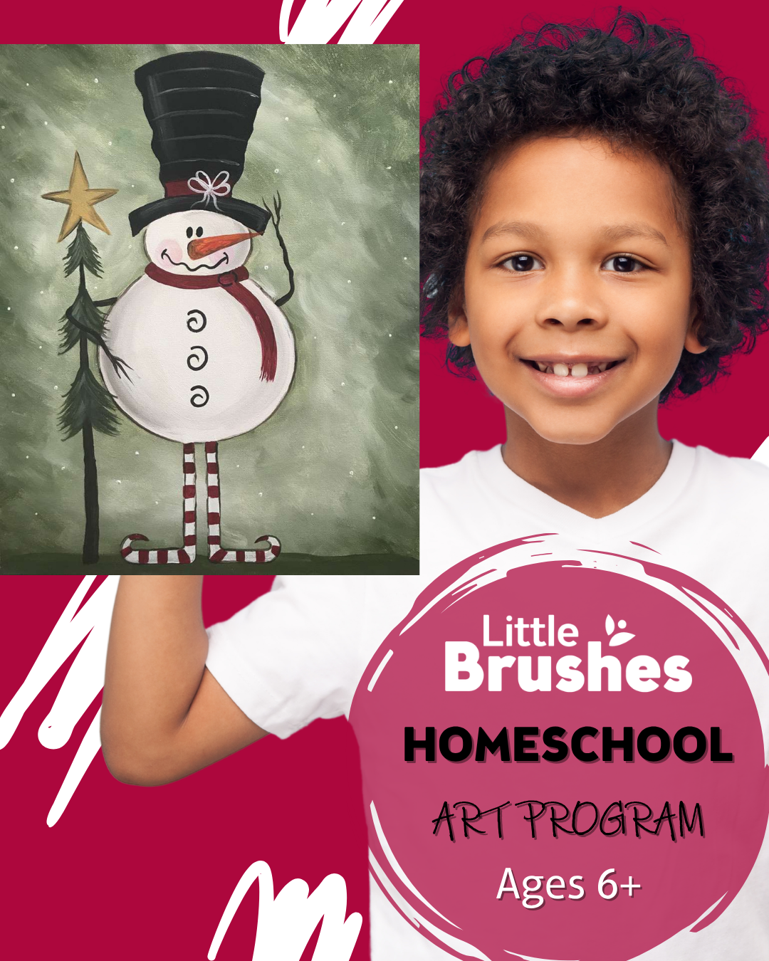 Folk Art Snowman